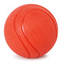 Manufacturer wholesale S M L pattern red dog ball with rope
