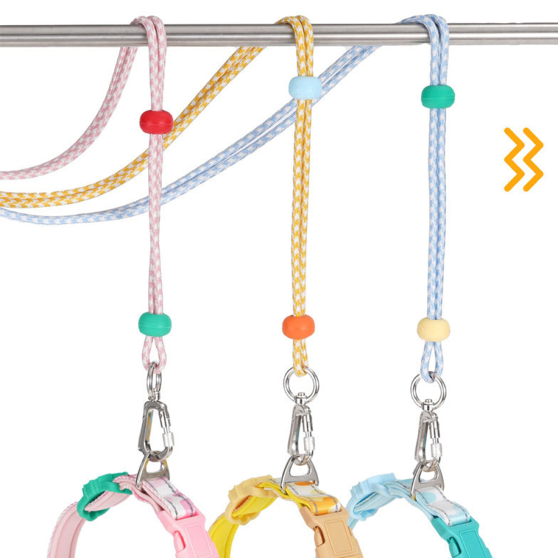 Wholesale Adjustable Multifunctional Dog Collar and Rope Leash Set