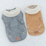 Manufacturer wholesale adjustable berber fleece dog coat custom logo