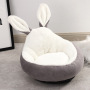 Wholesale Cute Design Short Plush Dog Cat Bed With Ear