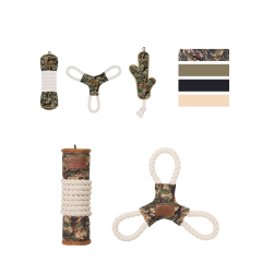 Manufacturer wholesale OEM camouflage design pet products dog cotton stuffed toys