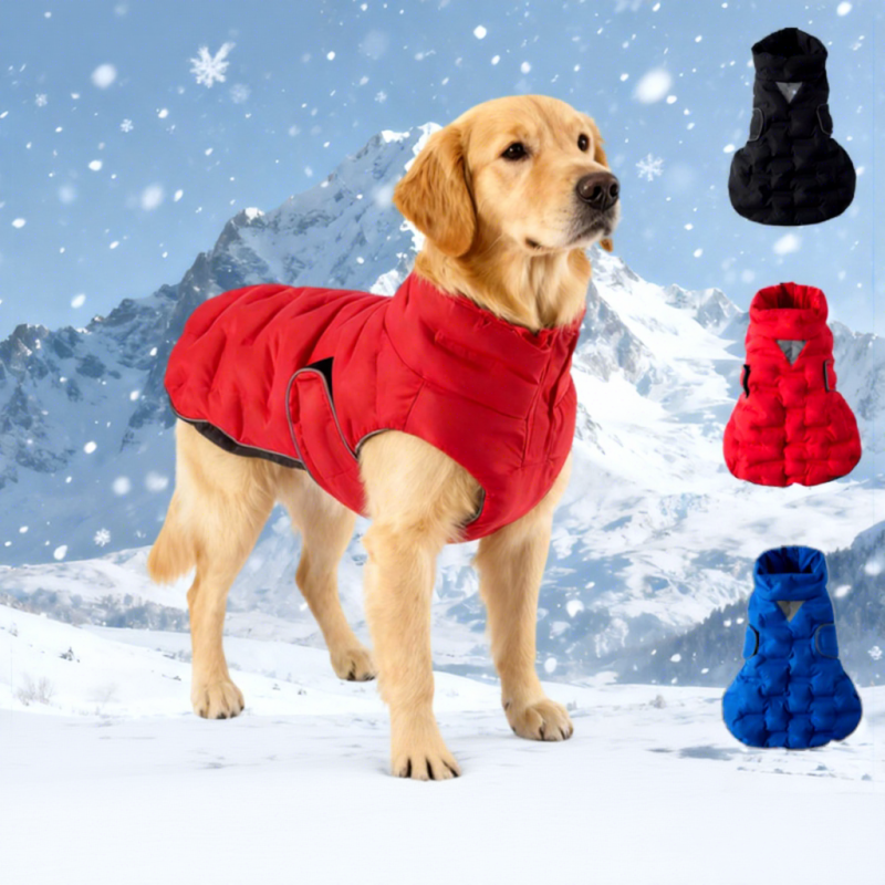 Wholesale Custom Logo Warm Winter Pet Clothes Dog Coat