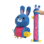Manufacturer wholesale cute rabbit design bite resistant chew dog plush feeder toy