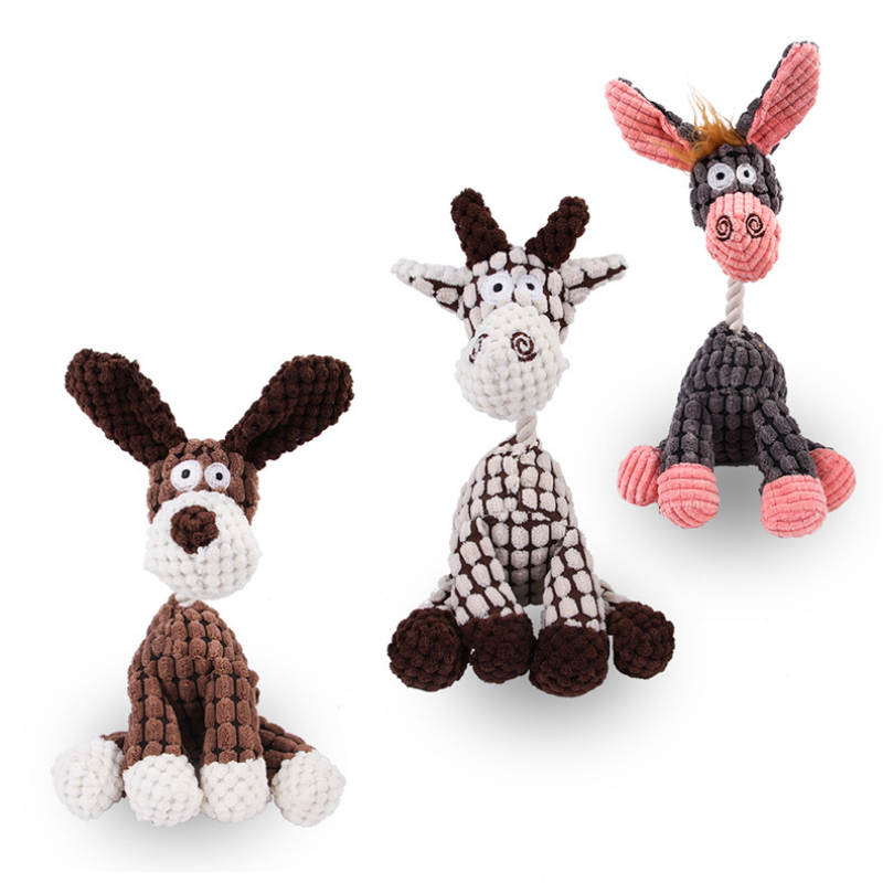 Manufacturer wholesale chew tough pet dog plush rope toys