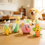 Wholesale Custom Logo Squeaky Chew Dog Plush Toys