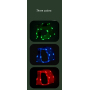 Manufacturer wholesale outdoor blue red green breathable dog harness led