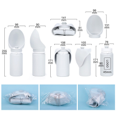 Manufacturer wholesale silicone foldable dog water bottle portable