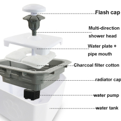 Manufacturer wholesale electric USB pet cat water pump fountain