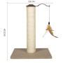 manufacturer wooden sisal linen cat scratcher post