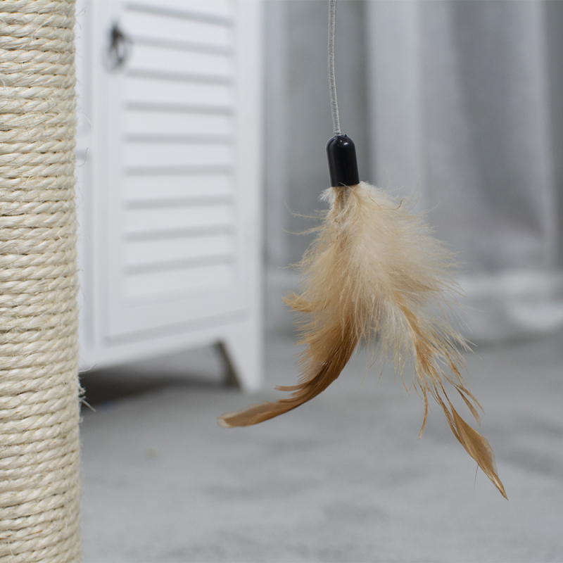manufacturer wooden sisal linen cat scratcher post
