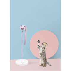 Manufacturer wholesale short plush stick cat teaser toy