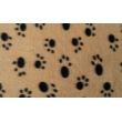 beige with paw
