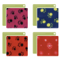 Manufacturer wholesale multi-colors paw print pet soft dog blanket