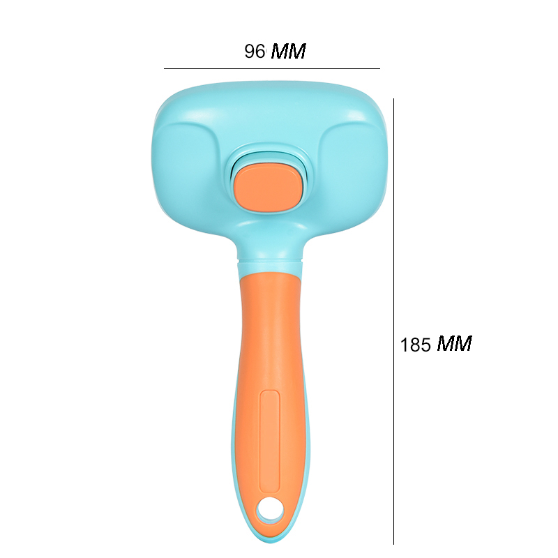 Manufacturer wholesale one button remove rotatable cat dog brush