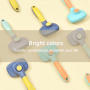 Manufacturer wholesale one button remove rotatable cat dog brush