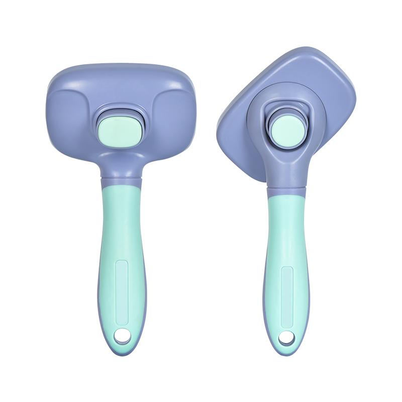 Manufacturer wholesale one button remove rotatable cat dog brush