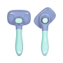 Manufacturer wholesale one button remove rotatable cat dog brush