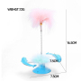 Wholesale Feeder Rotating Feather Stick Cat Toy