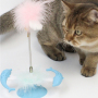 Wholesale Feeder Rotating Feather Stick Cat Toy