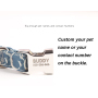 Manufacturer wholesale multi-design custom logo cat collar adjustable