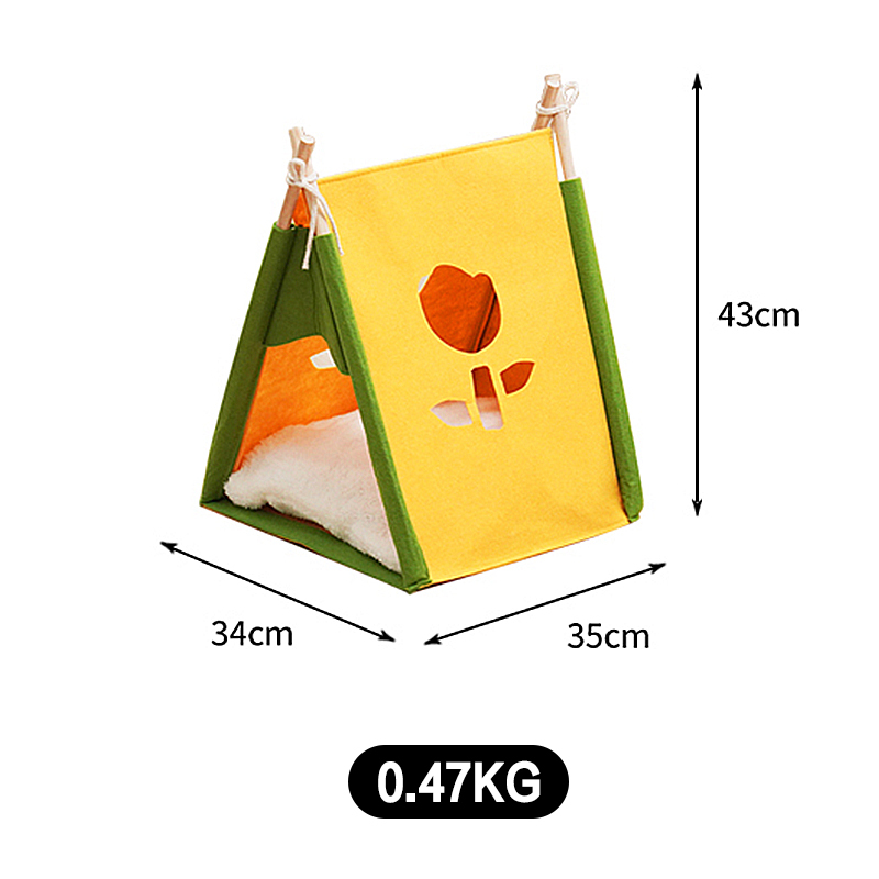 wholesale manufacturer detachable cat tent felt