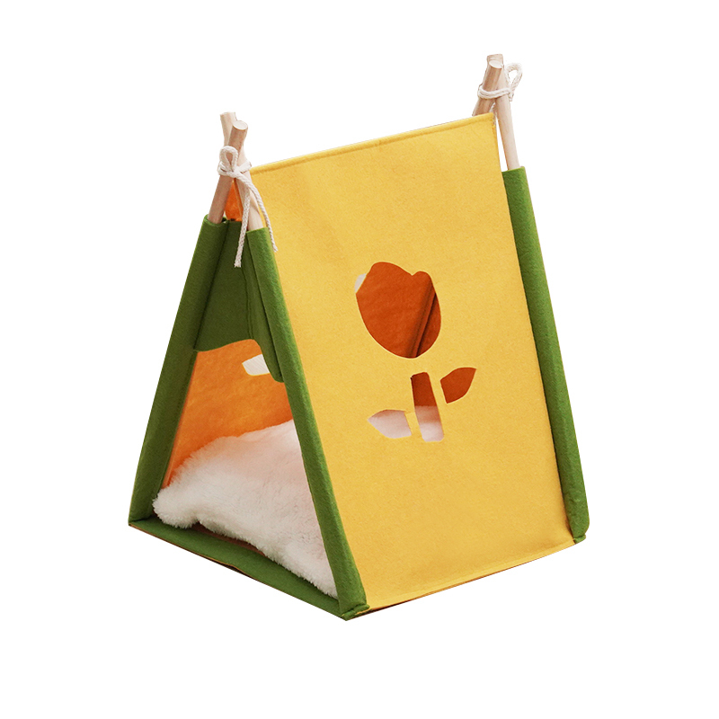 wholesale manufacturer detachable cat tent felt