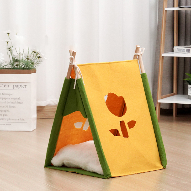 wholesale manufacturer detachable cat tent felt
