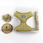Manufacturer Wholesale Custom Logo Bowknot Poop Bag Dispenser Dog Collar Leash Harness Set