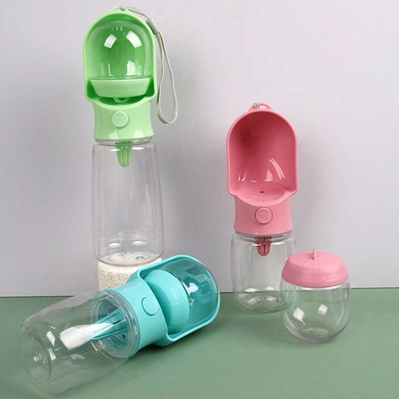 Wholesale 2 in 1 Custom Logo Portable Travel Pet Product Cheap Dog Water Bottle