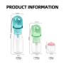 Wholesale 2 in 1 Custom Logo Portable Travel Pet Product Cheap Dog Water Bottle