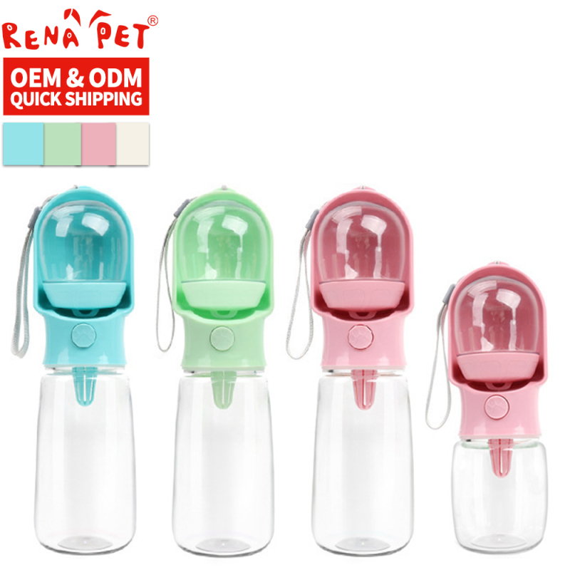 Wholesale 2 in 1 Custom Logo Portable Travel Pet Product Cheap Dog Water Bottle