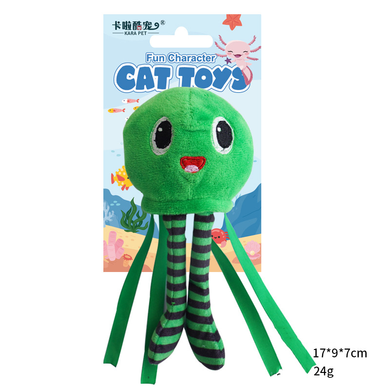 Wholesale Cute Catnip Squeaky Cat Plush Toys
