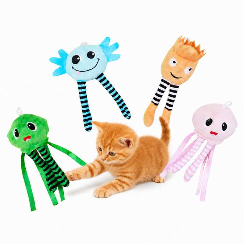 Wholesale Cute Catnip Squeaky Cat Plush Toys