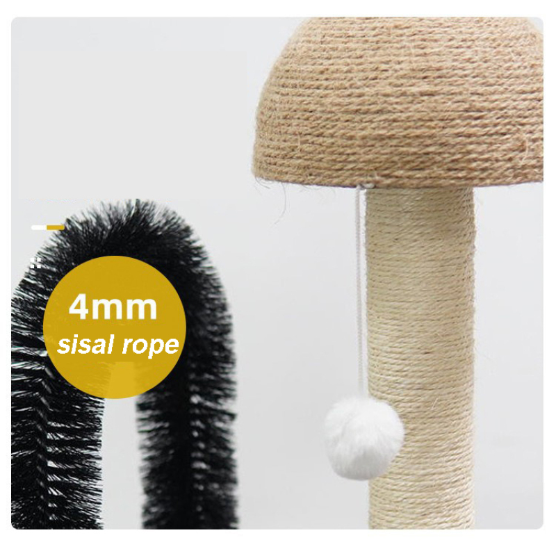 Manufacturer wholesale rubbing paws mushroom small cat scratcher