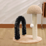 Manufacturer wholesale rubbing paws mushroom small cat scratcher