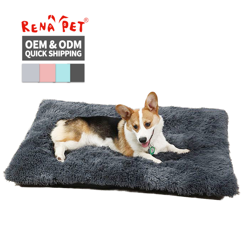Manufacturer Wholesale Pet Supplier Custom Logo Soft Plush Anti-slip Cat Dog Cushion