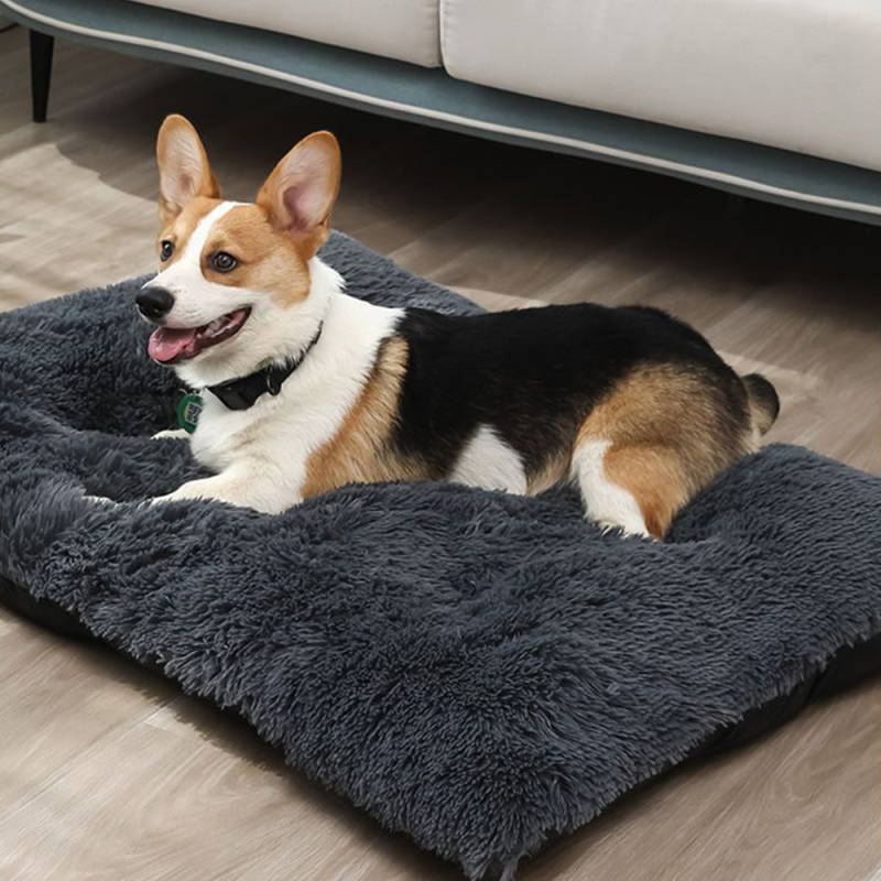 Manufacturer Wholesale Pet Supplier Custom Logo Soft Plush Anti-slip Cat Dog Cushion