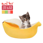 Wholesale Manufacturer Custom Logo Anti Slip Sponge Banana Design Small Dog Cat Cave Bed