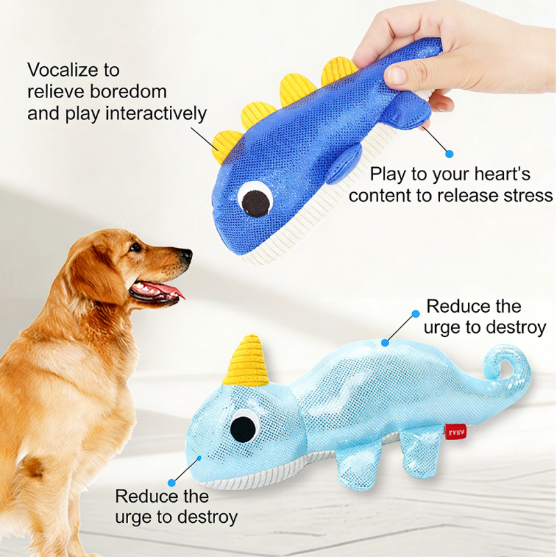 Wholesale Custom Logo Squeaky Cotton Stuffed Dog Chew Toys