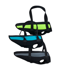 Manufacturer wholesale custom logo swimming dog life jacket with hand strap