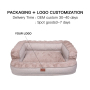 Manufacturer Wholesale Custom logo Plush Pet Beds Accessories