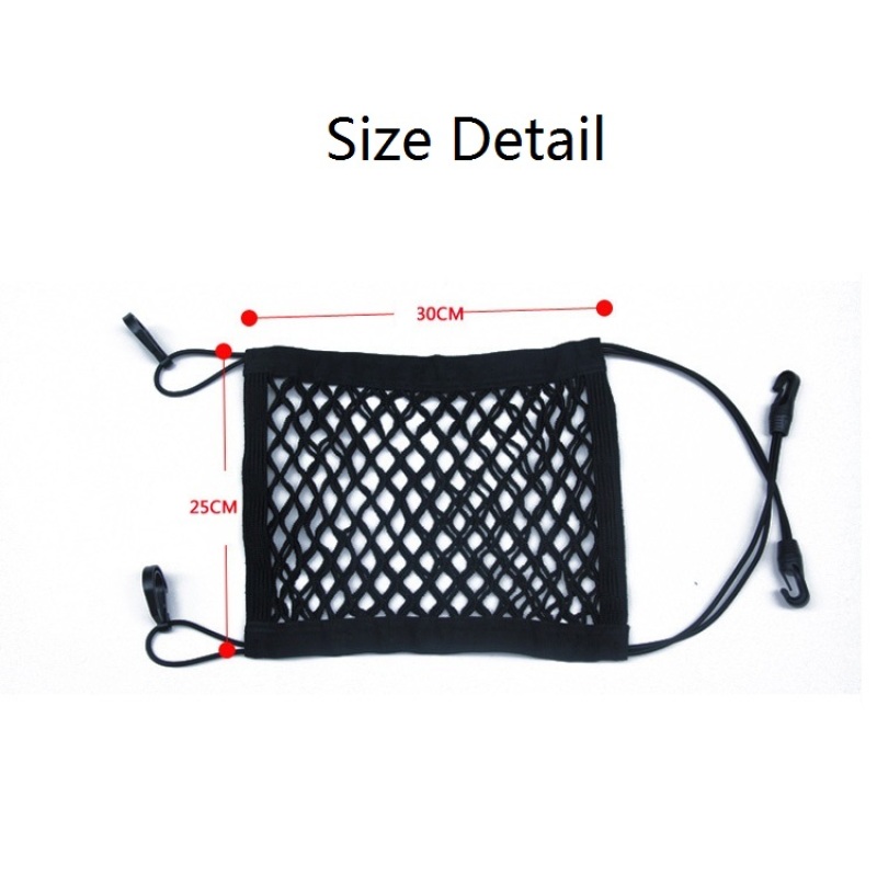 Elastic nylon mesh car seat net bag