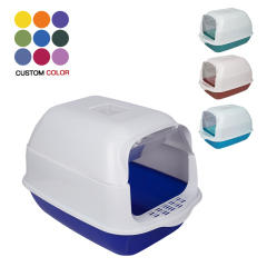 Wholesale Plastic Detachable Cat Litter Box with Cap