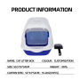 Wholesale Plastic Detachable Cat Litter Box with Cap