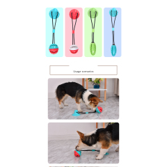 Manufacturer wholesale suckable dog tpr feeder chew toy