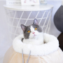Manufacturer wholesale short plush cotton stuffed lantern cat warm house