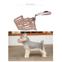 Wholesale Multi-size Black Beige Adjustable Dog Muzzle