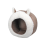 Manufacturer Wholesale Custom Logo Brown Warm Cat Bed Cave