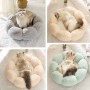 Wholesale Custom Logo Flower Design Soft Warm Plush Pet Product Supplier Dog Cat Bed