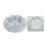 Wholesale Custom Logo Flower Design Soft Warm Plush Pet Product Supplier Dog Cat Bed
